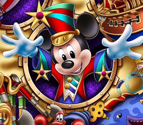 Festival of Fantasy Parade Poster Disney Attraction Poster Magic Kingdom Show Posters Vintage Disney World Main Street Parade Disneyland