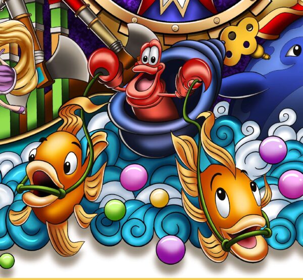 Festival of Fantasy Parade Poster Disney Attraction Poster Magic Kingdom Show Posters Vintage Disney World Main Street Parade Disneyland