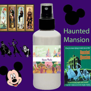 Haunted Mansion Fragrance 2 oz Spray Bottle Haunted Mansion Room Spray Disney Fragrance Magic Kingdom Stretching Room Fragrance Spray