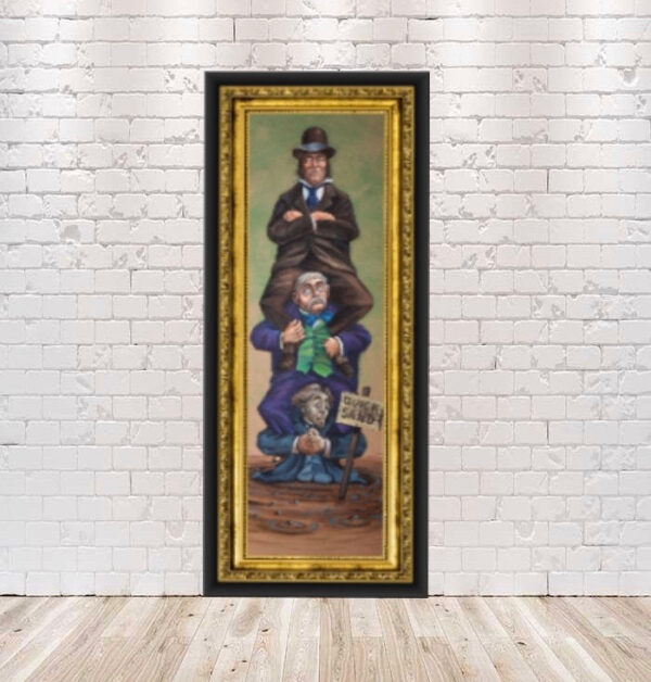 Haunted Mansion Stretching Room Poster Quicksand Disney Attraction Poster Haunted Mansion Poster Vintage Disney Poster Classic Disneyland