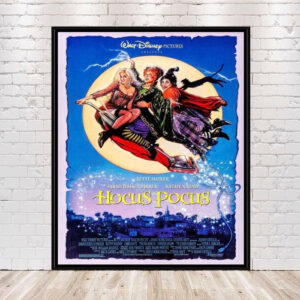 Hocus Pocus Movie Poster Disney Movie Poster Disneyland Poster Vintage Disney Poster Walt Disney World Poster Attraction Poster Wall Art