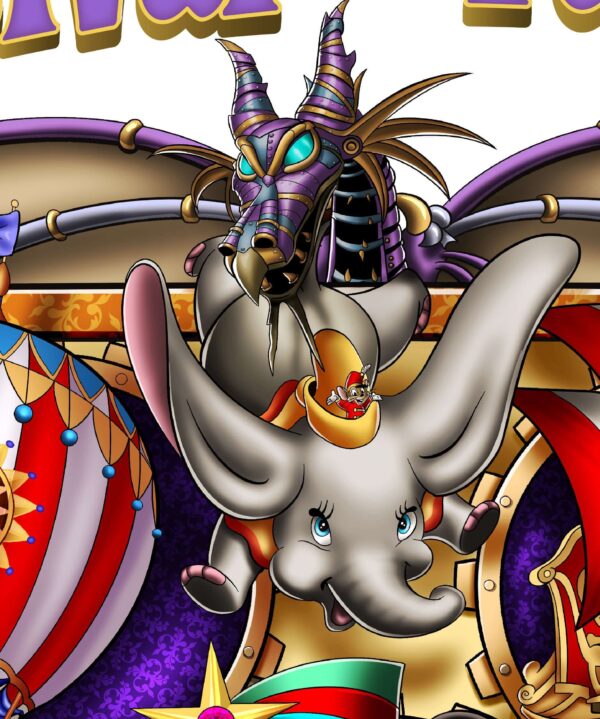 Festival of Fantasy Parade Poster Disney Attraction Poster Magic Kingdom Show Posters Vintage Disney World Main Street Parade Disneyland