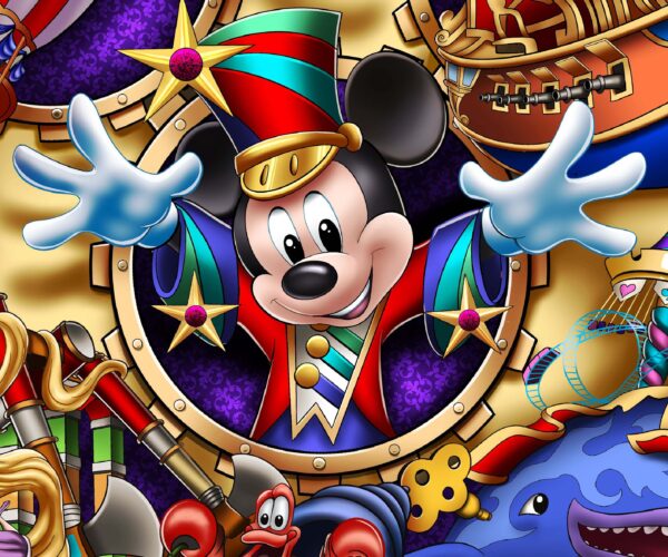 Festival of Fantasy Parade Poster Disney Attraction Poster Magic Kingdom Show Posters Vintage Disney World Main Street Parade Disneyland