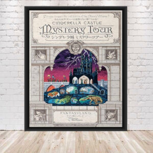 Cinderella Castle Mystery Tour Poster Disney Attraction Poster Fantasyland Posters Tokyo Disneyland Poster Disney World Posters Wall Art