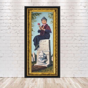 Haunted Mansion Stretching Room Poster Gravestone Disney Attraction Poster Haunted Mansion Poster Vintage Disney Poster Classic Disneyland