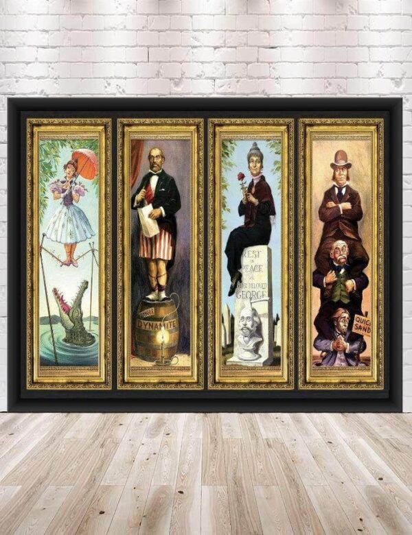 Haunted Mansion Stretching Room Poster Disney Attraction Poster